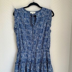 Ruffle Tiered Mini Pinch Design Dress